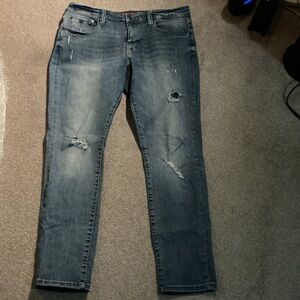 Mens Guess Faded Denim Jeans